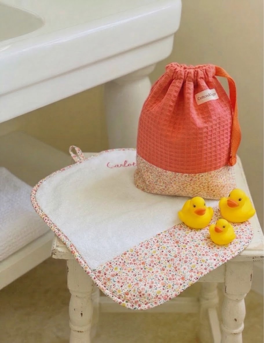 Toalla de cara con bolsa